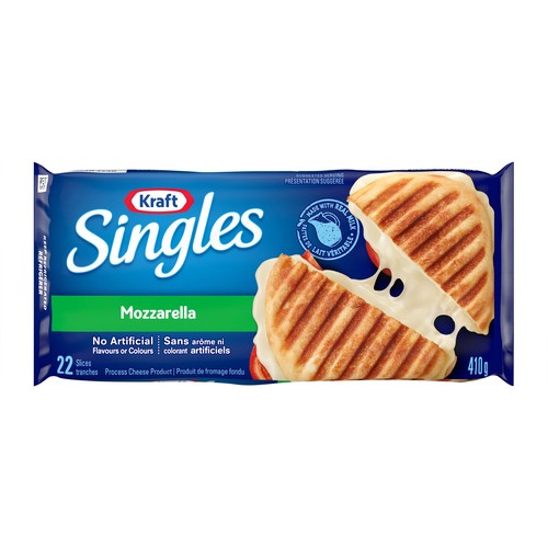 Kraft Sliced Process Cheese Mozzarella 22 Slices 410 g