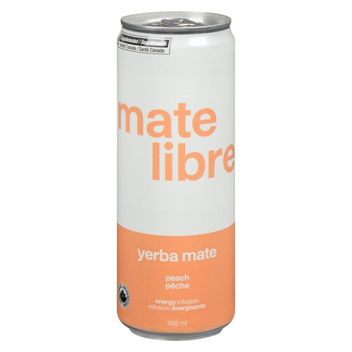 Mate Libre Yerba Mate Energy Infusion Peach 355 ml (can)