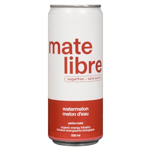 Mate Libre Organic Energy Infusion Watermelon 330 ml