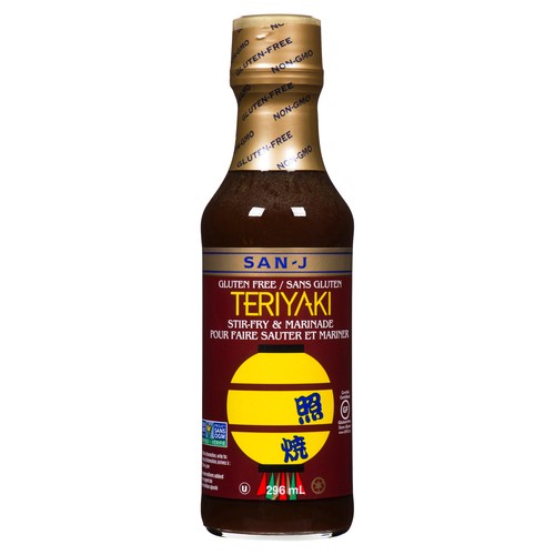 San-J Gluten-Free Stir Fry & Marinade Sauce Teriyaki 296 ml