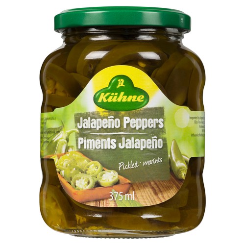 Kuehne Pickled Jalapeno Peppers 375 ml