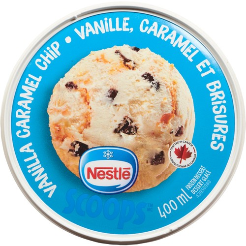 Nestlé Scoops Ice Cream Vanilla Caramel Chip 400 ml