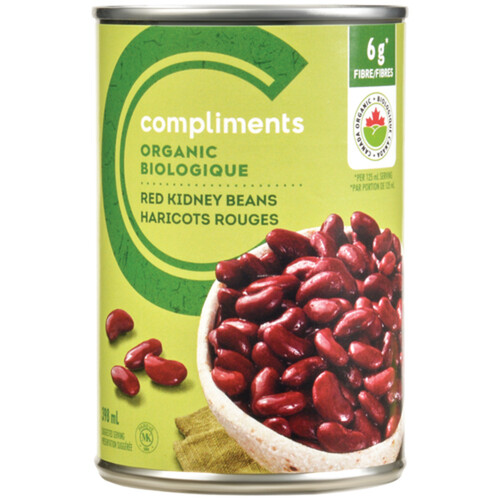 Compliments Organic Red Kidney Beans 398 ml