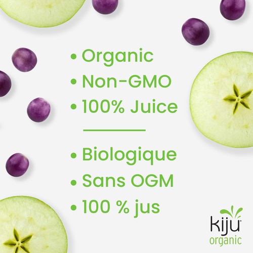 Kiju Organic Juice Blend Apple Grape Fruit 1 L