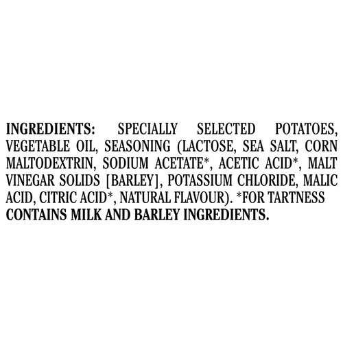 Miss Vickie's Sea Salt & Malt Vinegar flavour kettle cooked potato chips (small bag) 66 g