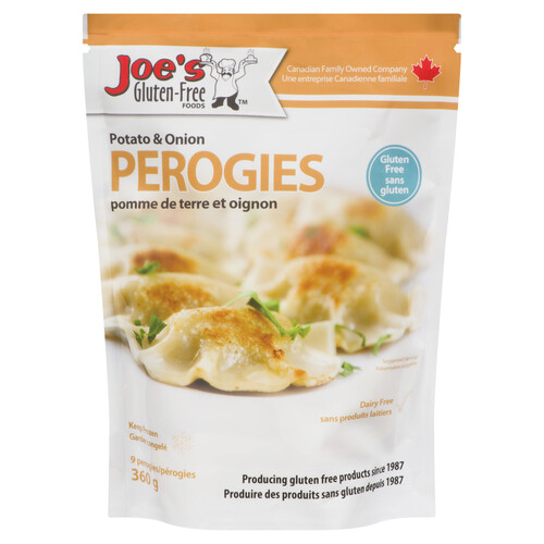 Joe's Gluten-Free Foods Perogies Potato and Onion 360 g (frozen)