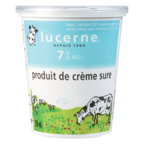 Lucerne Light 7% Sour Cream 750 ml