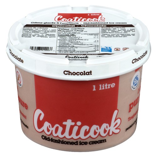 Coaticook Gluten-Free Ice Cream Chocolate 1 L