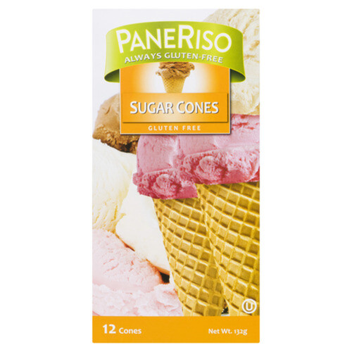 Pane Riso Always Gluten-Free Sugar Cones 12 Pack 132 g