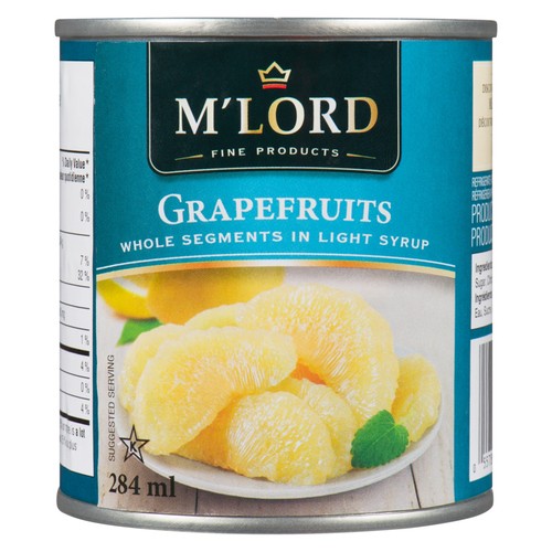 M'Lord Canned Grapefruit Whole Segments 284 ml