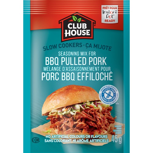 Club House Seasoning BBQ Pork Slow Cookers 45 g