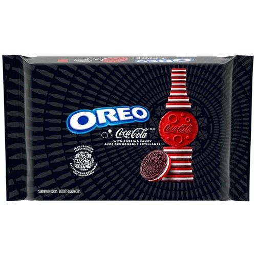 Oreo Sandwich Cookies Limited Edition Coca-Cola With Popping Candy 303 g