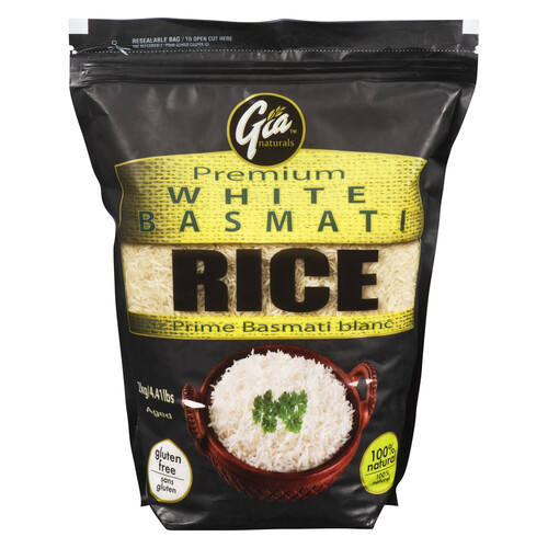 Gia Naturals Premium Rice White Basmati 2 kg