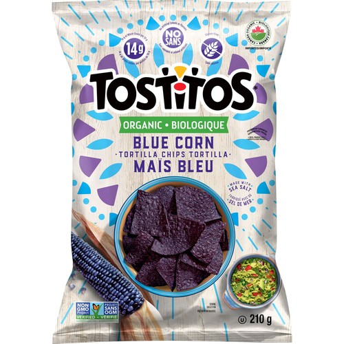Tostitos Organic Tortilla Chips Blue Corn 210 g