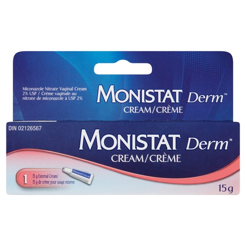 Monistat Derm Cream Feminine Care 15 g