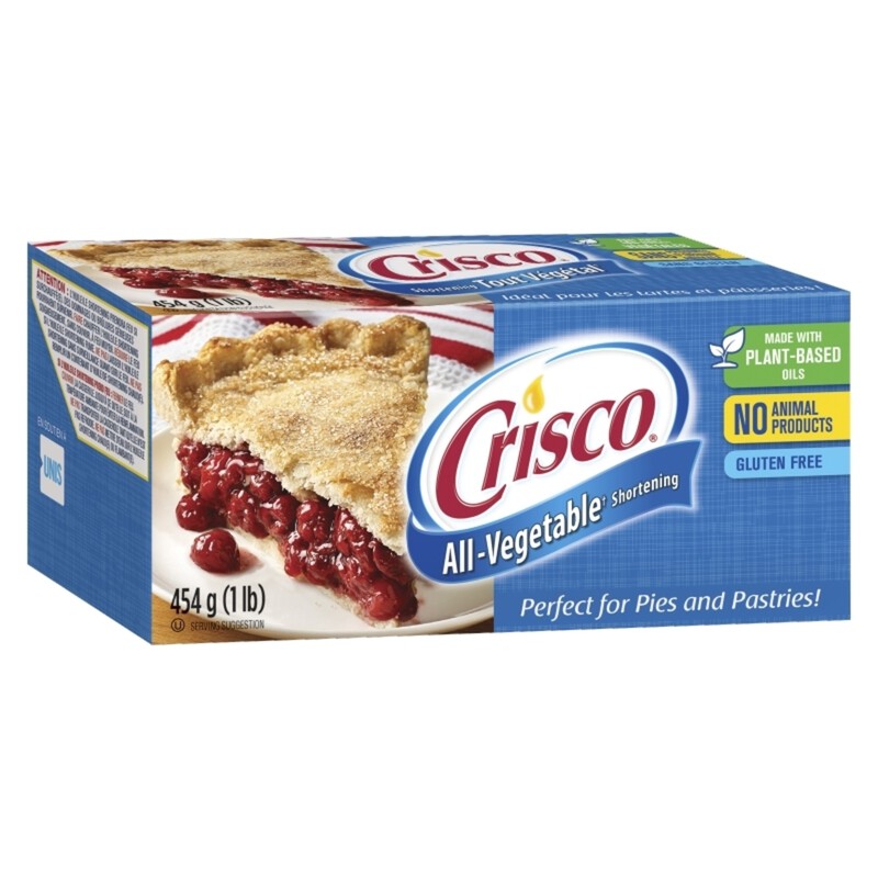 Crisco GlutenFree AllVegetable Shortening 454 g Voilà Online