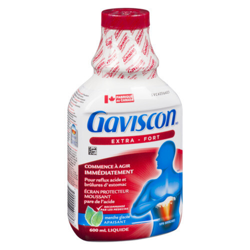 Gaviscon Liquid Antacids Icy Mint 600 ml