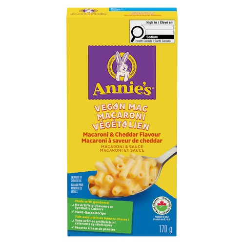 Annie's Vegan Macaroni & Cheddar Flavour 170 g