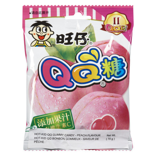 Want Want Gummy Candy Peach Flavour 70 g