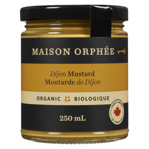 Maison Orphée Organic Dijon Mustard 250 ml