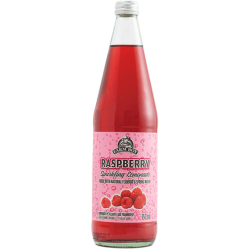 Farm Boy Sparkling Lemonade Raspberry 750 ml (bottle)