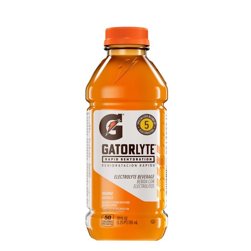Gatorade Gatorlyte Sports Drink Orange 591 ml (bottle)