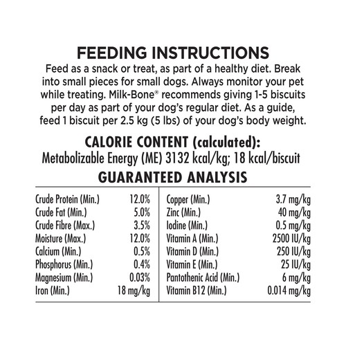 Milk-Bone Small Breed Dog Biscuits  450 g