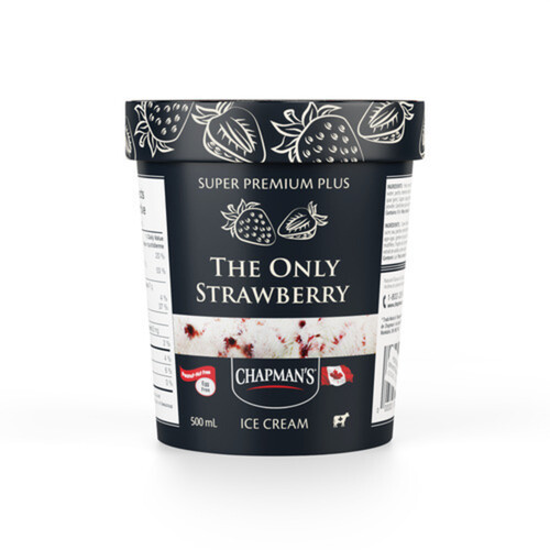 Chapman's Super Premium Plus Ice Cream The Only Strawberry 500 ml