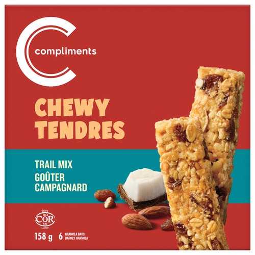 Compliments Granola Chewy Tendres Trail Mix  158 g