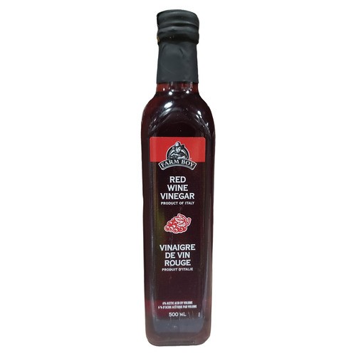 Farm Boy Organic Vinegar Red Wine 500 ml