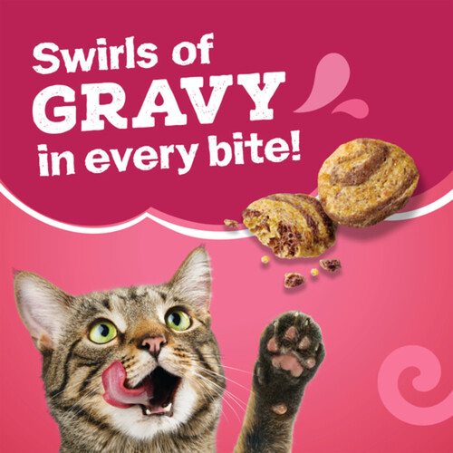 Friskies Gravy Swirlers Dry Cat Food Chicken And Salmon Flavours 7.26 kg