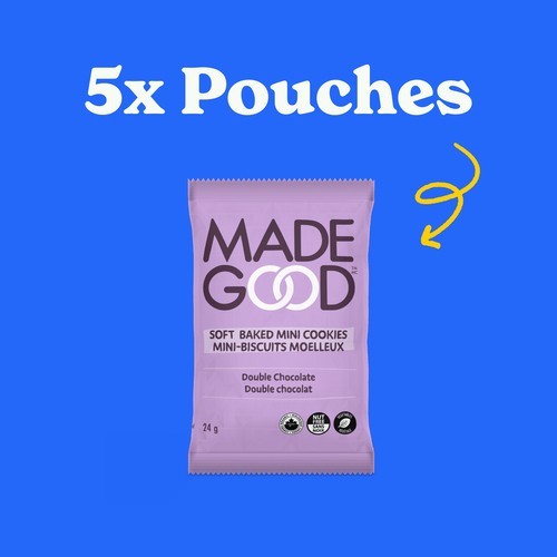 Made Good Organic Mini Cookies Soft Baked Double Chocolate 5 x 24 g