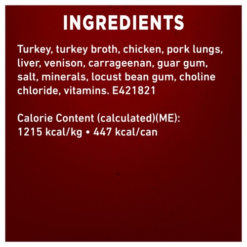 Purina ONE Wet Dog Food True Instinct Classic Ground Turkey & Venison 368 g