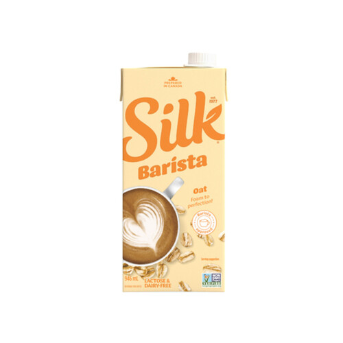 Silk Dairy-Free Oat Barista Milk Original Flavour Shelf Stable 946 ml