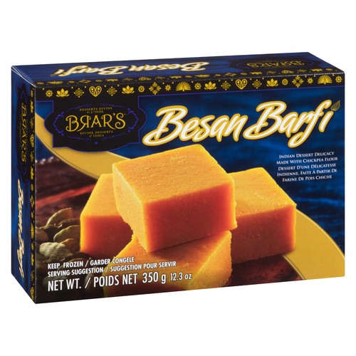 Brar's Dessert Besan Barfi 350 g (frozen)
