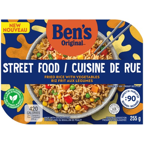 Ben's Original Street Food Fried Rice with Vegetables Prepared Entrée 255 g