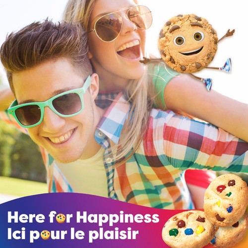 Chips Ahoy! Cookies Mini Rainbow Snak Pak 144 g