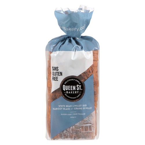 Queen Street Bakery Gluten-Free Frozen Loaf White Bean & Millet Seed 500 g
