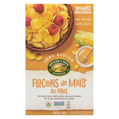 Nature's Path Organic Cereal Honey'D Corn Flakes 300 g