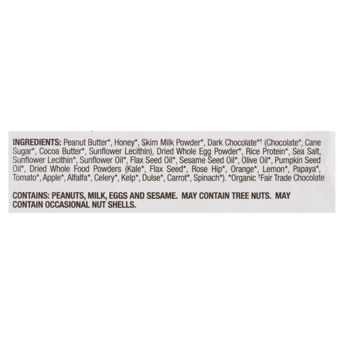Perfect Bar Organic Protein Bar Dark Chocolate Chip Peanut Butter 65 g