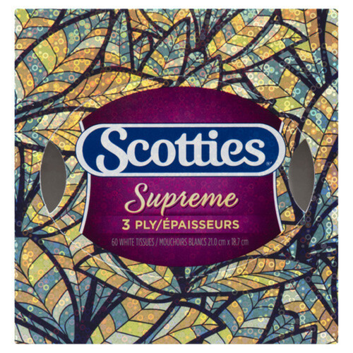 Scotties Supreme Facial Tissue 3-Ply 60 Sheets