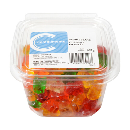 Compliments Candy Gummi Bears 400 g