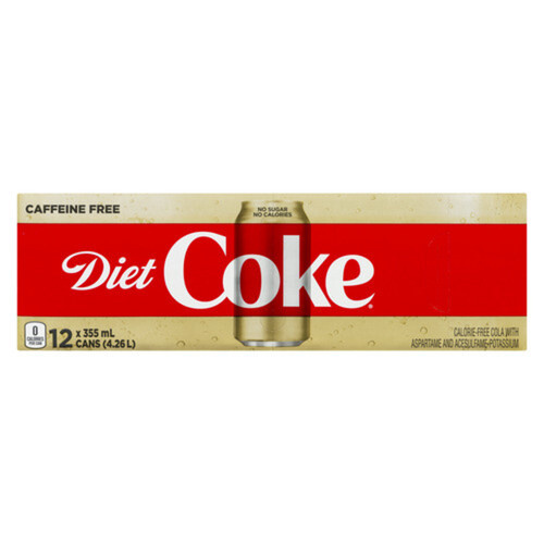 Coca-Cola Soft Drink Diet Caffeine Free 12 x 355 ml (cans)