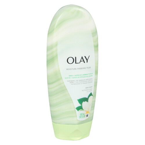 Olay Moisture Ribbons Body Wash Shea & Notes Jasmine Petals 532 ml