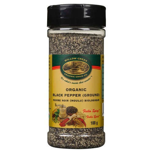 Willow Creek Organic Ground Pepper Black 100 g
