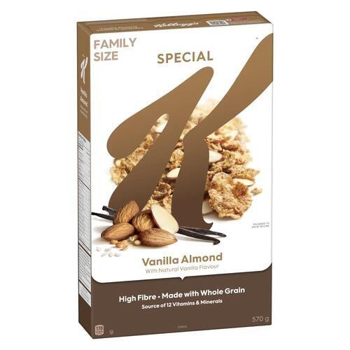 Kellogg's Special K Cereal Vanilla Almond 570 g