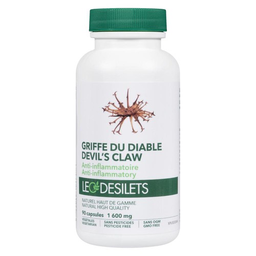 Léo Désilets Devil's Claw Anti-Inflammatory 1600 mg Capsules 90 Count