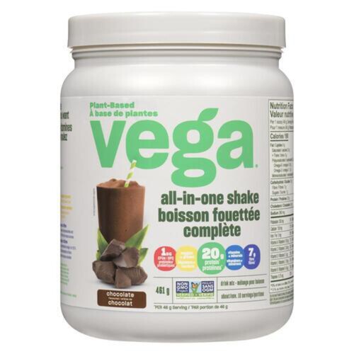 Vega One Gluten-Free All-In-One Protein Powder Shake Chocolate 461 g