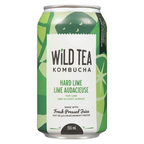 Wild Tea Kombucha Hard Lime 355 ml