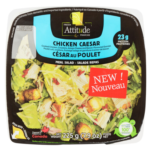 Fresh Attitude Salad Kit Chicken Caesar 225 g